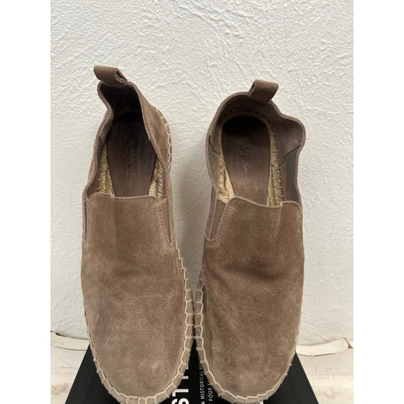 Vince Womens Size 6 Robin Espadrille Brown‎ Suede Flat Loafers - Picture 4 of 8
